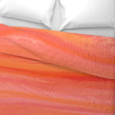 Spoonflower Wind Swept Sunset Wide Cotton Sateen 3.5 oz 26" X 20" Standard Knife Edge