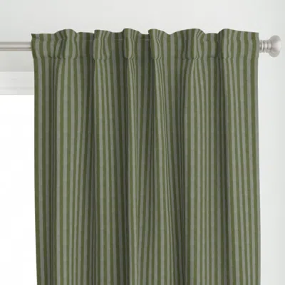 Spoonflower Windjammer Rustic Stripes Curtain Panel