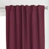 Spoonflower Wine Red Solid Curtain Panel
