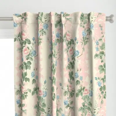 Spoonflower Winnie Stripe Curtain Panel