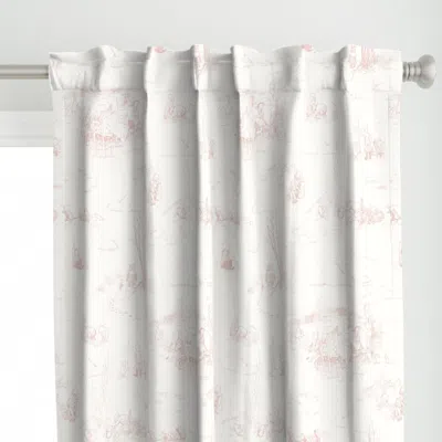 Spoonflower Winnie-the-pooh Toile Curtain Panel