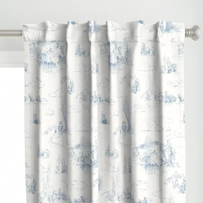 Spoonflower Winnie-the-pooh Toile Curtain Panel
