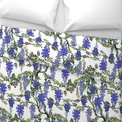 Spoonflower Wisteria Wide Cotton Sateen 3.5 oz 26" X 20" Standard Knife Edge