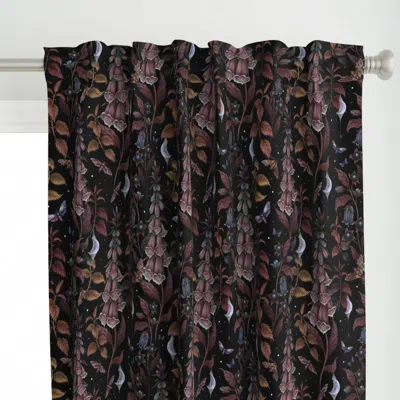 Spoonflower Witch Garden-poisonous Curtain Panel