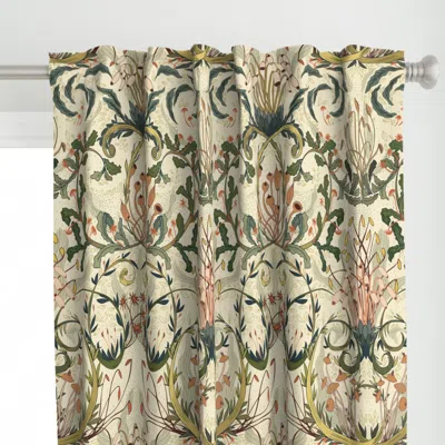 Spoonflower Woodland Moss - L Curtain Panel