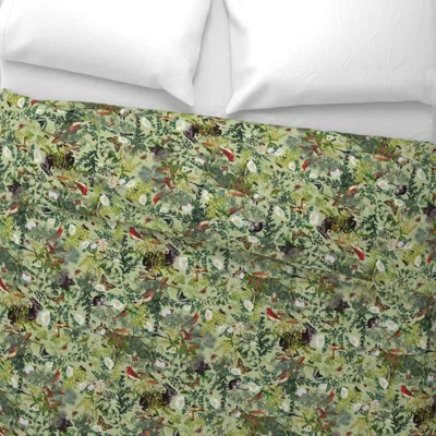 Spoonflower Woodland Wonderland Wide Cotton Sateen 3.5 oz 26" X 20" Standard Knife Edge
