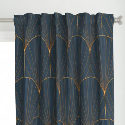 Spoonflower Xl 1920s Gilded Art Deco Curtain Panel