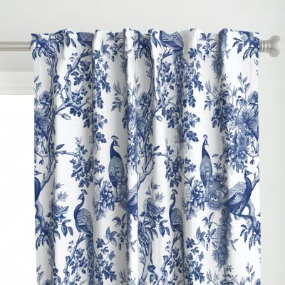 Spoonflower X-large Peacock And Curtain Panel