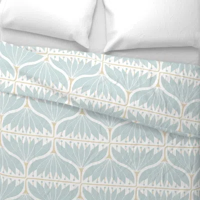 Spoonflower Zen Lotus Garden King Pillow Sham
