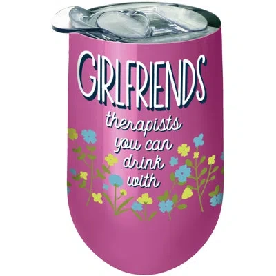 Spoontiques 16oz. Insulated Stainless Steel Wine Tumbler In Multicolor