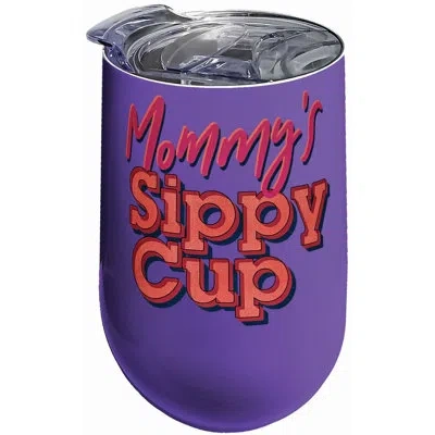 Spoontiques 16oz. Insulated Stainless Steel Wine Tumbler In Purple,red