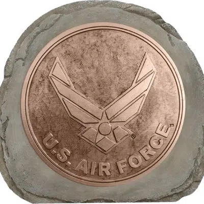 Spoontiques Air Force Garden Statue In Multi Colored