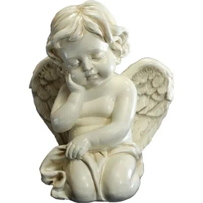 Spoontiques Cherub Garden Statue