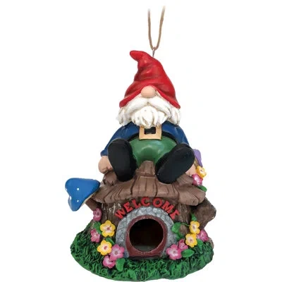 Spoontiques Gnome 10 In X 6 In X 7 In Birdhouse In Multi