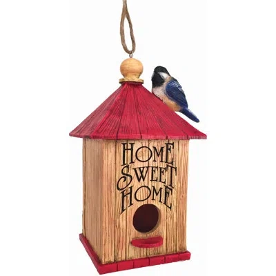 Spoontiques Home Sweet Home 10 In X 5.5 In X 6.5 In Birdhouse