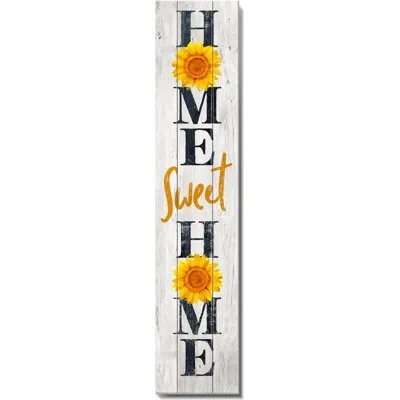 Spoontiques Home Sweet Home Porch Sign In Multicolor