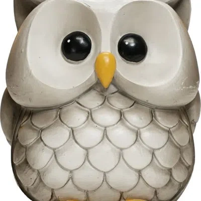 Spoontiques Owl Garden Statue In Brown