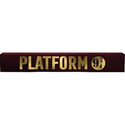 Spoontiques Platform Long Wood Sign In Multicolor