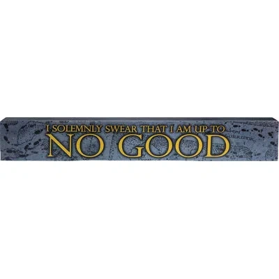 Spoontiques Solemnly Swear Long Wood Sign In Multicolor