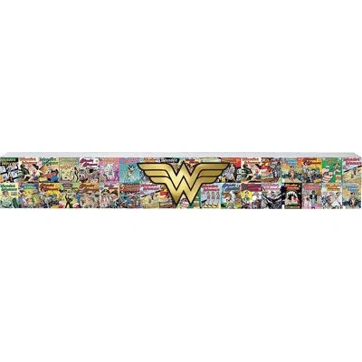 Spoontiques Wonder Woman Long Wood Sign In Multicolor