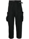 Spoonyard Big Pockets Loose-cargo Pants In Black