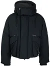 Spoonyard Hooded Padded Jacket In Black