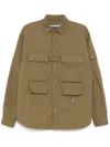 Spoonyard Multi-pockets Shirt In Brown