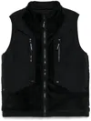 Spoonyard Polarecho Reversible Vest In Black