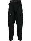 Spoonyard Primeflex Drop-crotch Tech Joggers In Black