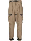 Spoonyard Primeflex Drop-crotch Tech Joggers In Braun