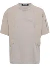 Spoonyard Short-sleeve Cotton T-shirt In Grey