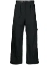 Spoonyard Straight-leg Detachable Trousers In Black