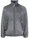 Spoonyard Zip-up Fleece Jacket In Grey