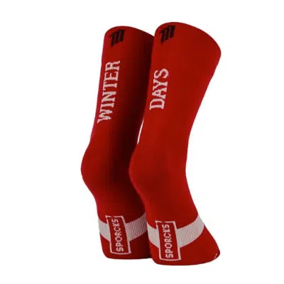 Sporcks Winter Days Socks Blue Red White In Multi