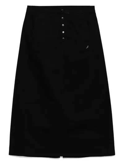 Sport B. By Agnès B. A-line Cotton Skirt In Black