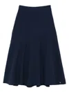 Sport B. By Agnès B. A-line Midi Skirt In Blue