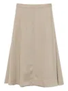 Sport B. By Agnès B. A-line Midi Skirt In Neutral