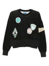 Sport B. By Agnès B. Badge Sweater In Black