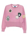 Sport B. By Agnès B. Badge Sweater In Pink