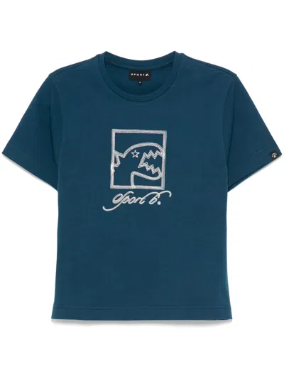 Sport B. By Agnès B. Box Dino T-shirt In ブルー