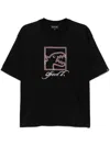 Sport B. By Agnès B. Box Dino T-shirt In Black