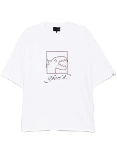 Sport B. By Agnès B. Box Dino T-shirt In White