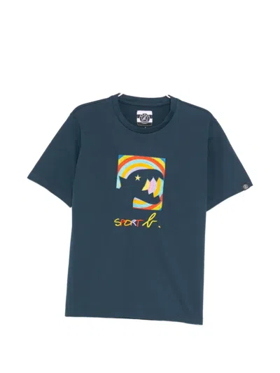 Sport B. By Agnès B. Box Dino T-shirt In Blue