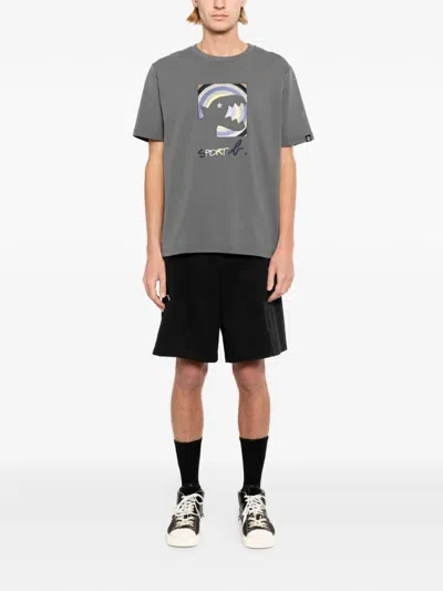 Sport B. By Agnès B. Box Dino T-shirt In Gray