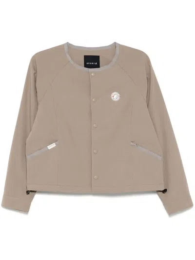 Sport B. By Agnès B. Button Up Jacket In Neutrals