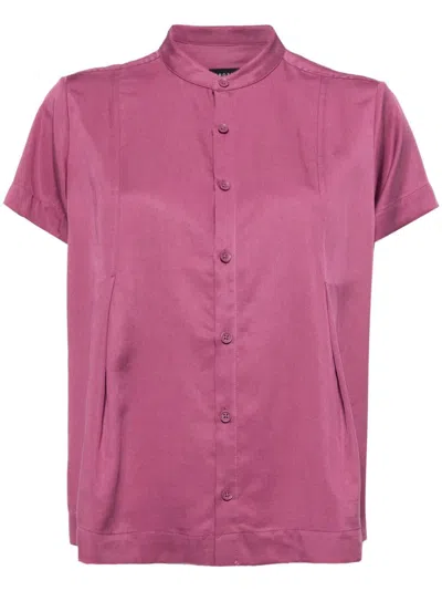 Sport B. By Agnès B. Cap Sleeves Shirt In Purple