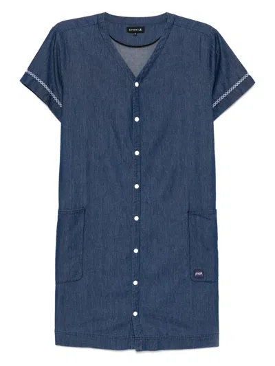 Sport B. By Agnès B. Chambray Dress In Blau