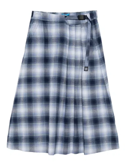 Sport B. By Agnès B. Checkered Plaid Skirt In Multi