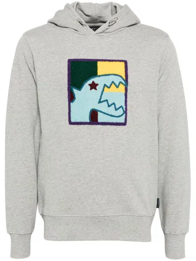 Sport B. By Agnès B. Chenille Hoodie In Grau