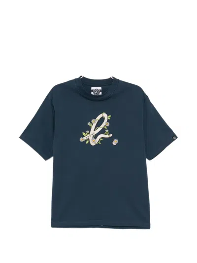 Sport B. By Agnès B. Climbing Flower T-shirt In Blue